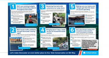 Doncaster Conservative election pledges